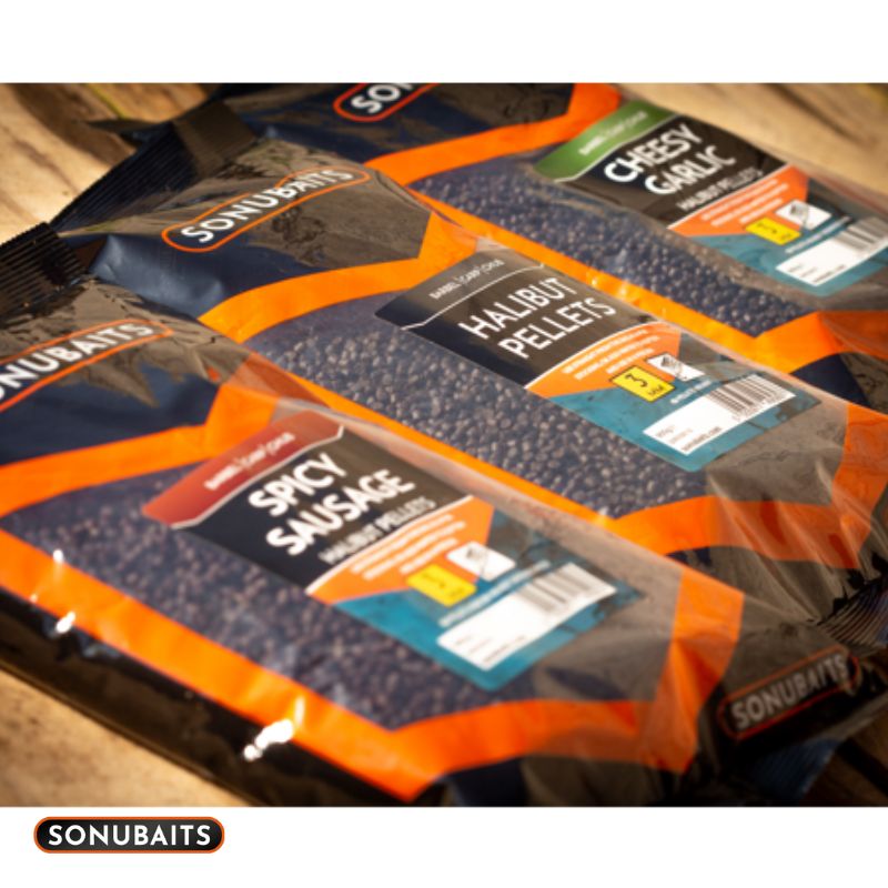 SONUBAITS PELLETS 8MM HALIBUT 900G Imagen 3