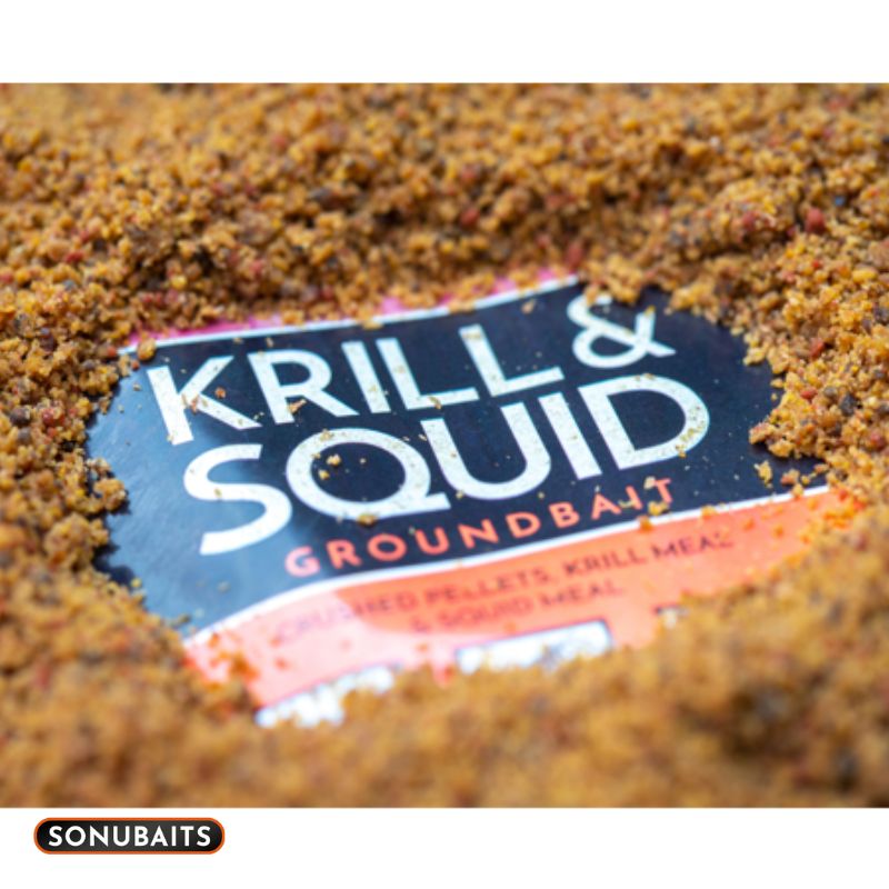 SONUBAITS GROUNDBAIT KRILL & SQUID 2KG Imagen 2