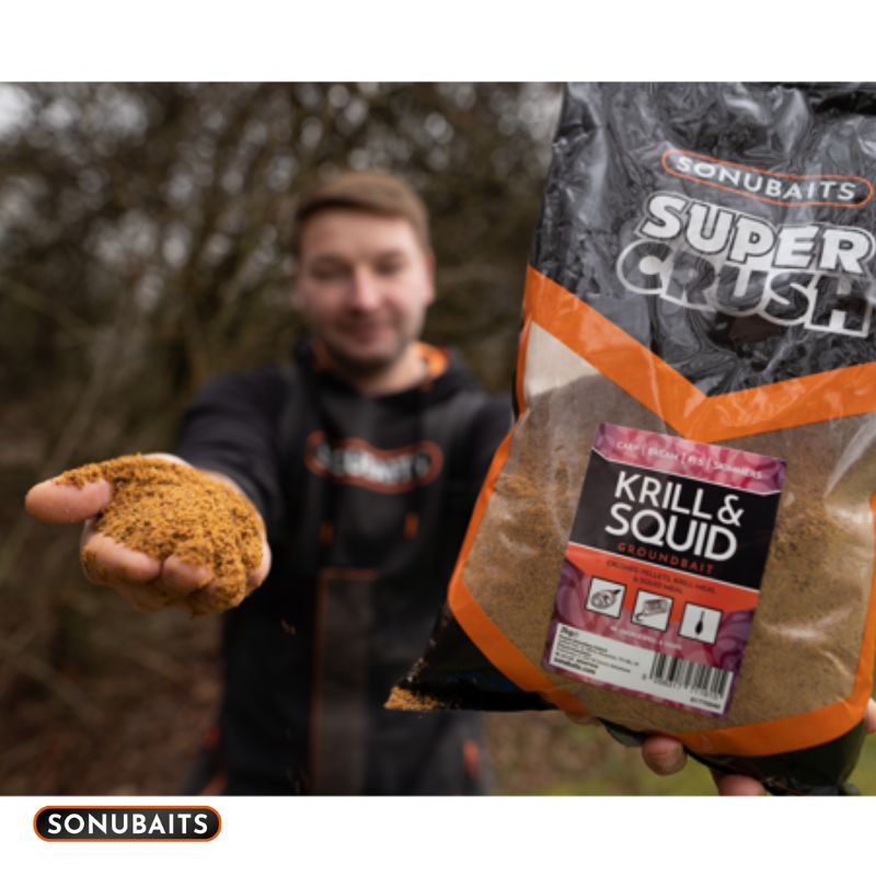 SONUBAITS GROUNDBAIT KRILL & SQUID 2KG Imagen 6