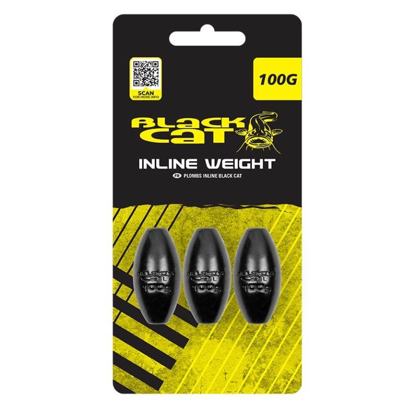 BLACK CAT INLINE WEIGHT 100G 3UDS