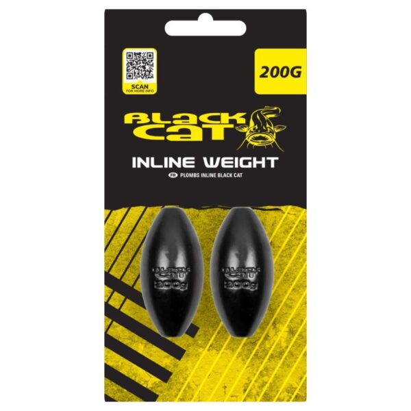 BLACK CAT INLINE WEIGHT 200G 2UDS