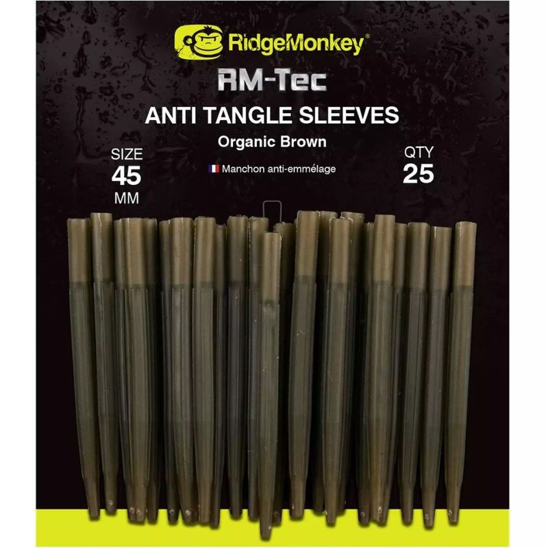 RIDGEMONKEY ANTI TANGLE SLEEVES 25MM Imagen 5