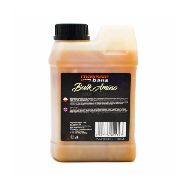 MASSIVE BAITS BULK AMINO MILKY CREAM 1L