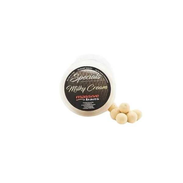 MASSIVE BAITS POP UPS MILKY CREAM 14MM