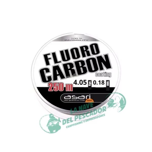 ASARI FLUOROCARBON 250M 0 18MM 4 05KG