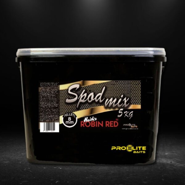 SPOD MIX 5KG PELLETS 8MM ROBIN RED