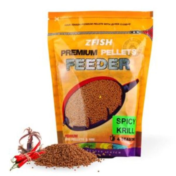 ZFISH PREMIUM SPICY KRILL PELLETS 2MM