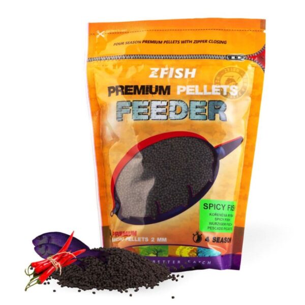 ZFISH PREMIUM SPICY FISH PELLETS 2MM