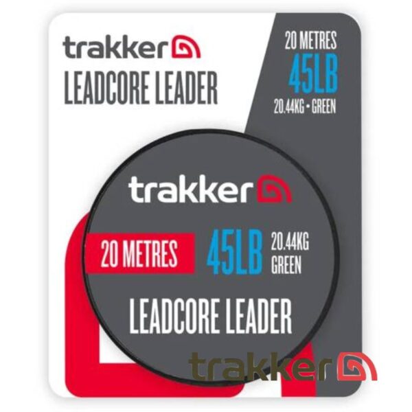 TRAKKER LEADCORE 20METROS 65LB GREEN