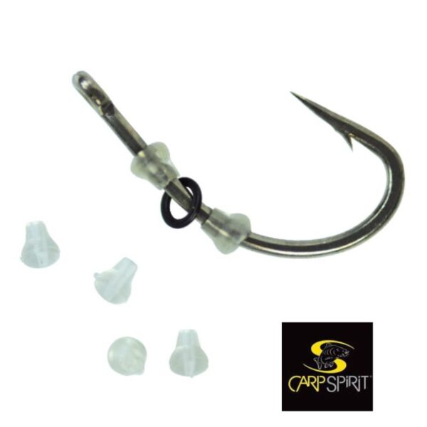 RIG RING STOPS CLEAR X10 CARPSPIRIT