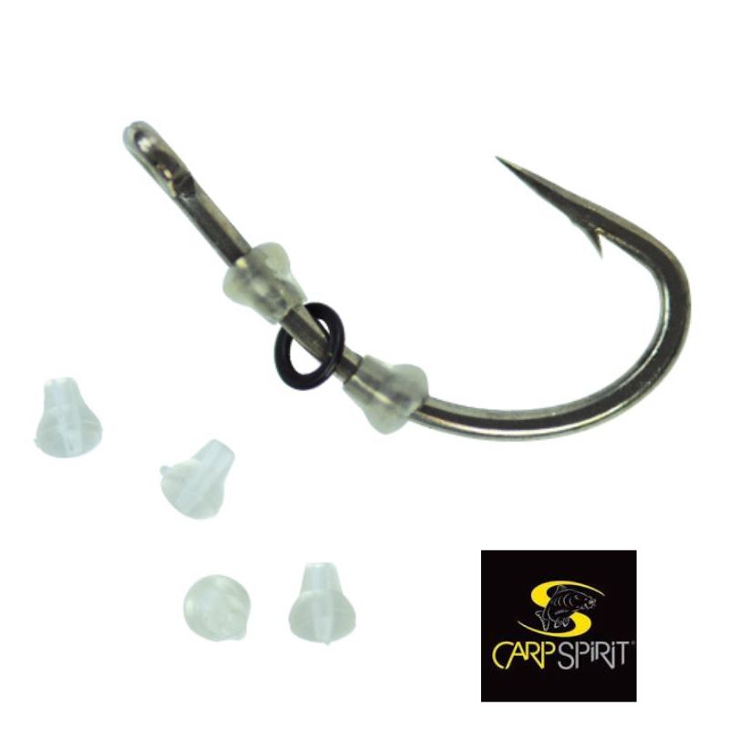RIG RING STOPS CLEAR X10 CARPSPIRIT