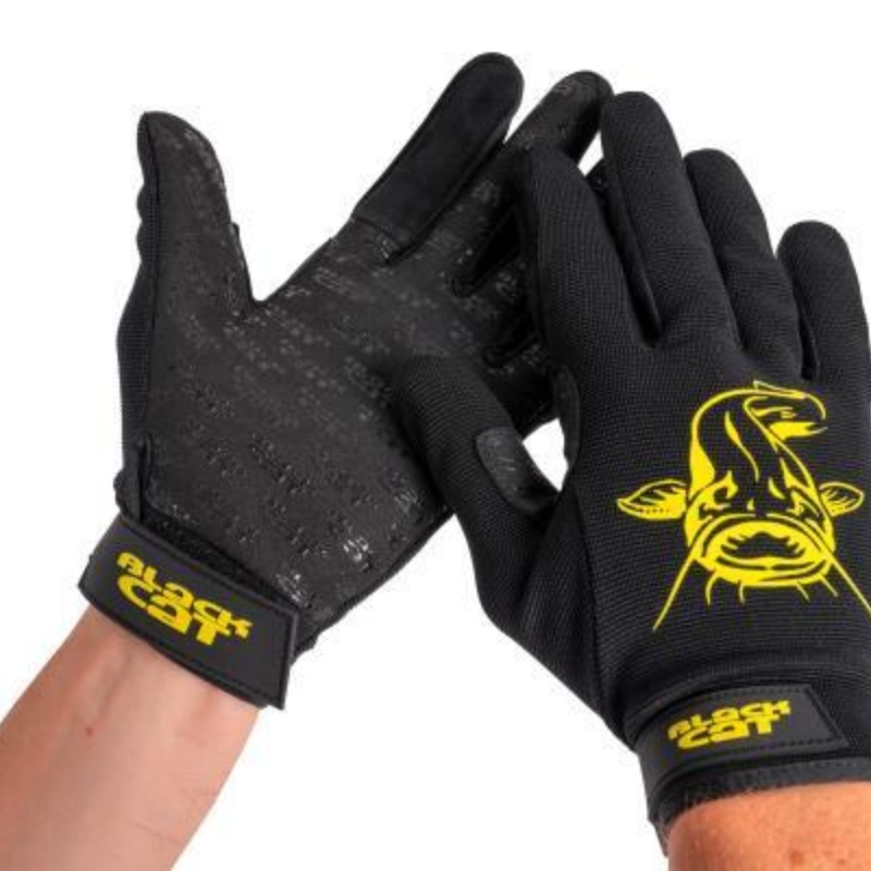 BLACK CAT CAT GRIPPER GLOVES L