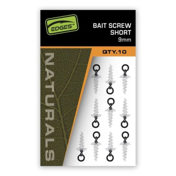 FOX BAIT SCREW SHORT 9MM QTY 10