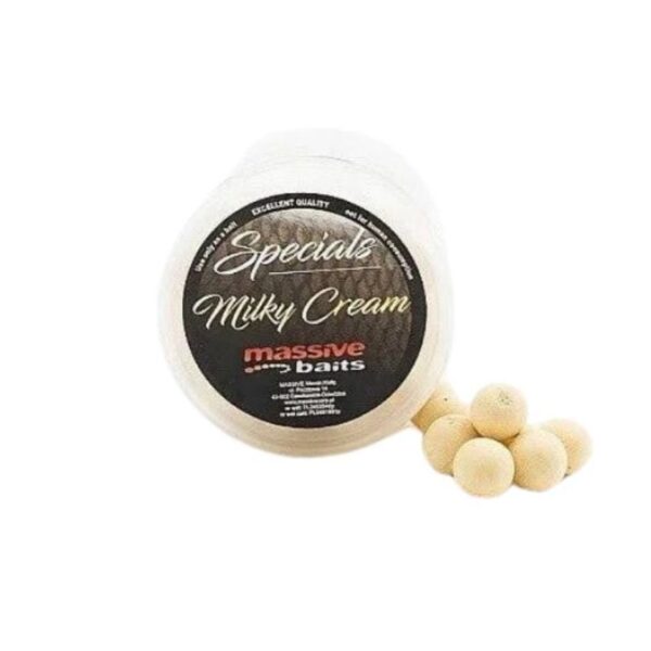 MASSIVE BAITS POP UPS 11MM MILKY CREAM