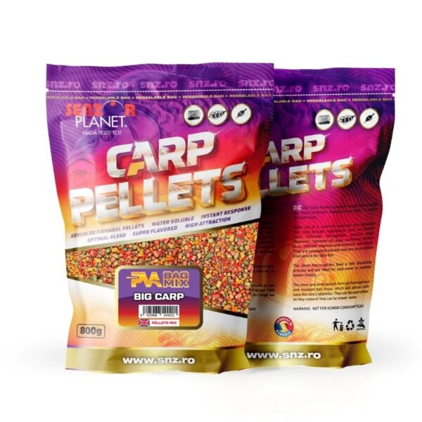 PVA BAG MIX BIG CARP SENZOR PLANET 800G