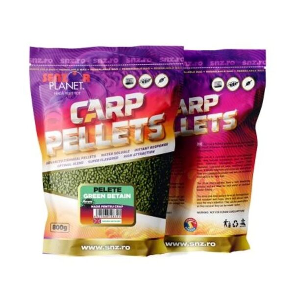 PELETE GREEN BETAIN 4MM 800GR SENZOR