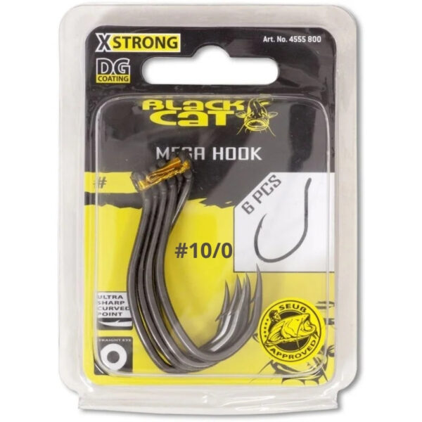BLACK CAT MEGA HOOK 10/0