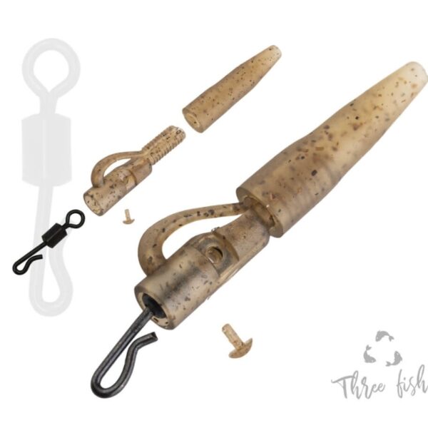 ZFISH LEAD CLIP SET TAIL RUBBER + QC 6UD