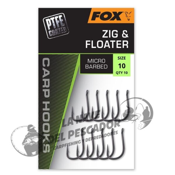 FOX CARPHOOKS ZIG & FLOATER SIZE 10