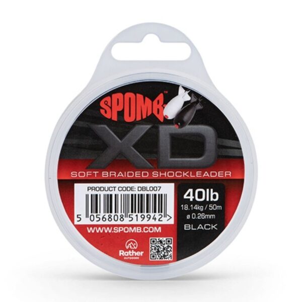 SPOMB SOFT BRAIDED SHOCLKEADER 40LB 50M