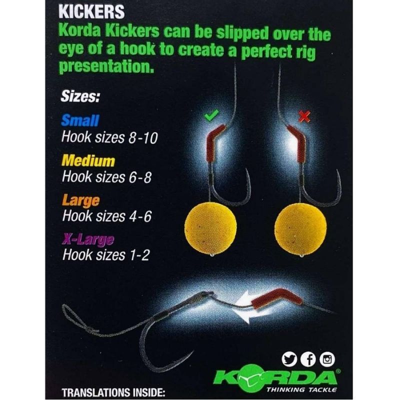 KORDA KICKERS GREEN LARGE QTY 10 Imagen 3