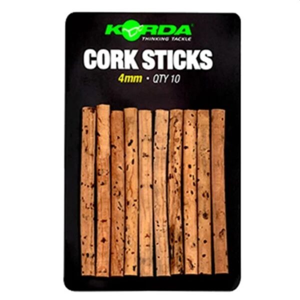 KORDA CORK STICKS 6MM QTY 10