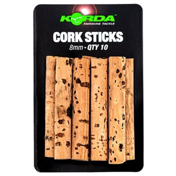 KORDA CORK STICKS 8MM QTY 10