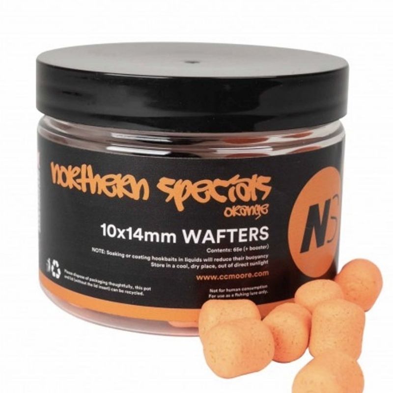 NS1 DUMBELL WAFTERS 10X14MM ORANGE