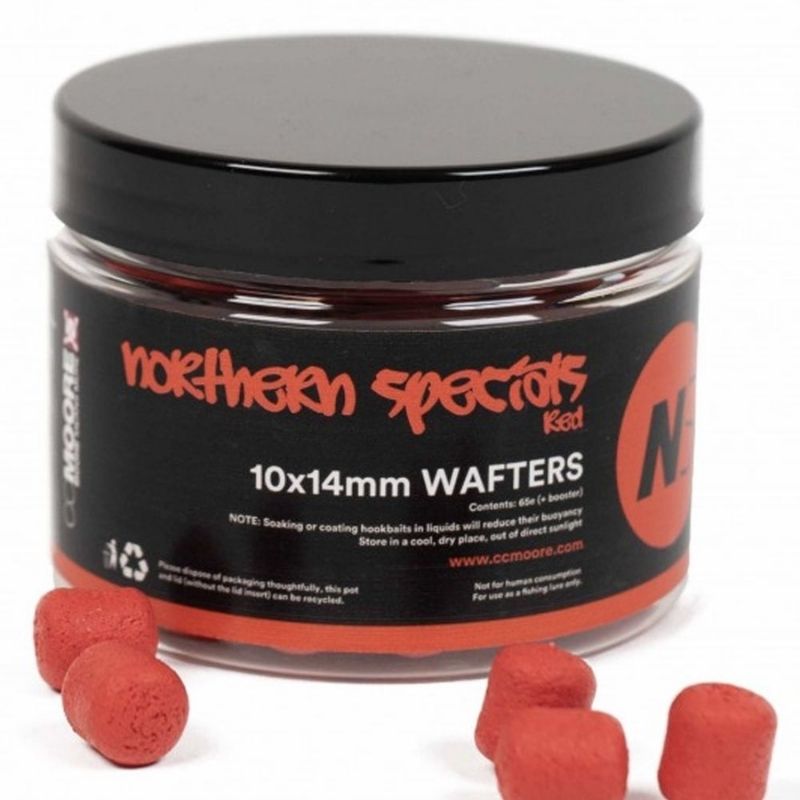 NS1 DUMBELL WAFTERS 10X14MM RED