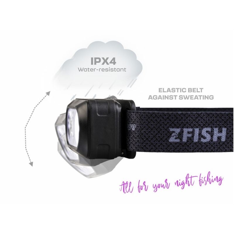 ZFISH HELIONIX HEADLAMP UV POWER 800LUM Imagen 4